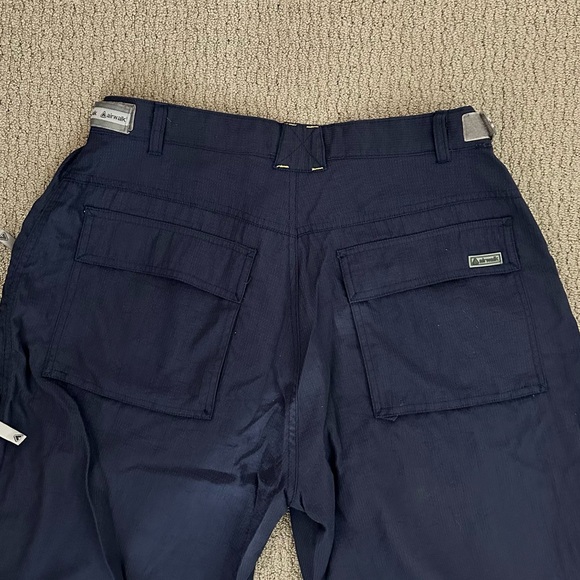 Vintage Y2K Airwalk Adjustable Parachute Joggers in Navy with Yellow Details - Picture 10 of 10